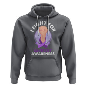 Leprosy Awareness Hoodie I Fight For Leprosy Awareness TS02 Charcoal Printyourwear