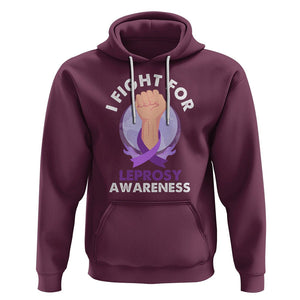 Leprosy Awareness Hoodie I Fight For Leprosy Awareness TS02 Maroon Printyourwear