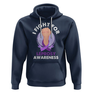 Leprosy Awareness Hoodie I Fight For Leprosy Awareness TS02 Navy Printyourwear