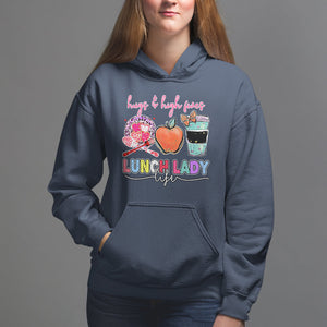 Hugs And High Fives Lunch Lady Life Appreciation Lunch Lady Hoodie TS02 Navy Printyourwear