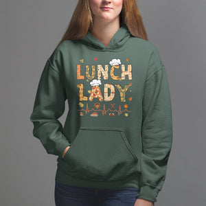 Welcome Back To School Cafeteria Crew Lunch Lady Hoodie TS02 Dark Forest Green Printyourwear