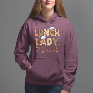 Welcome Back To School Cafeteria Crew Lunch Lady Hoodie TS02 Maroon Printyourwear