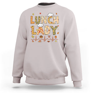 Welcome Back To School Cafeteria Crew Lunch Lady Sweatshirt TS02 Ice Gray Printyourwear