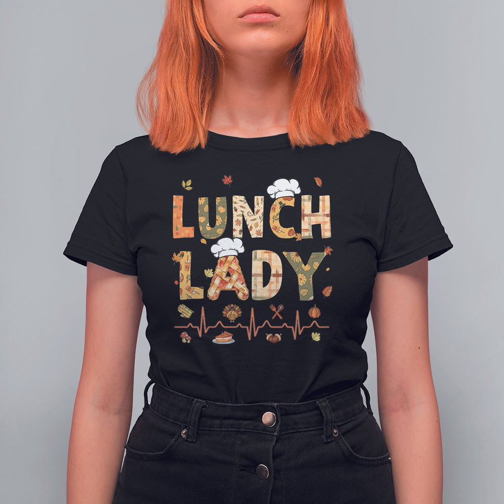 Welcome Back To School Cafeteria Crew Lunch Lady T Shirt For Women TS02 Black Printyourwear