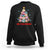 Tropical Hawaiian Plumeria Christmas Tree Mele Kalikimaka Sweatshirt TS02 Black Printyourwear