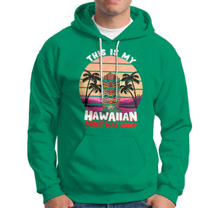 This Is My Hawaiian Christmas Shirt Retro Tropical Xmas Hawaii Tiki Hoodie TS02 Irish Green Printyourwear