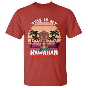 This Is My Hawaiian Christmas Shirt Retro Tropical Xmas Hawaii Tiki T Shirt TS02 Red Printyourwear