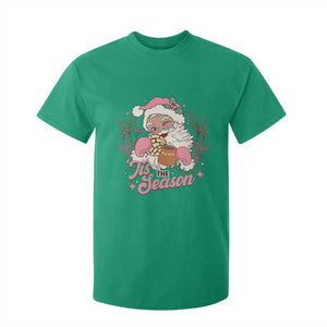 Retro Pink Santa T Shirt For Kid Tis The Season Feliz Navidad Latin America Mexican Christmas TS02 Irish Green Print Your Wear