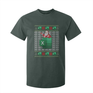 Funny Christmas Accountant T Shirt For Kid Excel REF Error Spreadsheet Santa Gift TS02 Dark Forest Green Print Your Wear