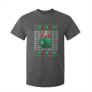 Funny Christmas Accountant T Shirt For Kid Excel REF Error Spreadsheet Santa Gift TS02 Dark Heather Print Your Wear