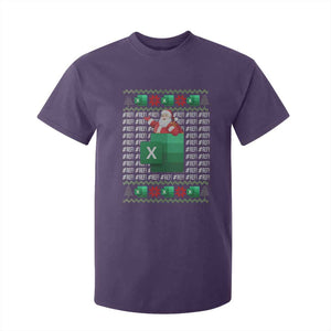 Funny Christmas Accountant T Shirt For Kid Excel REF Error Spreadsheet Santa Gift TS02 Purple Print Your Wear