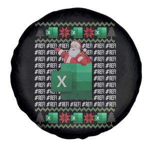 Funny Christmas Accountant Spare Tire Cover Excel REF Error Spreadsheet Santa Gift TS02 Print Your Wear