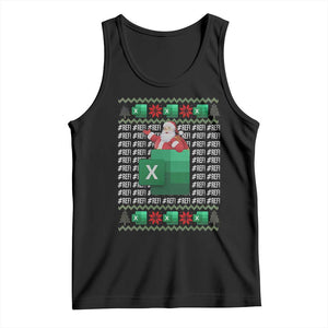 Funny Christmas Accountant Tank Top Excel REF Error Spreadsheet Santa Gift TS02 Black Print Your Wear