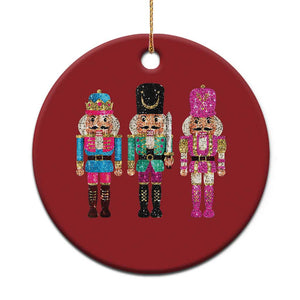 Xmas Nutcracker Christmas Ornament Sequin Sparklle Festive Xmas Vintage TS02 Print Your Wear