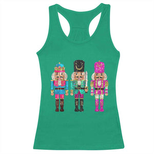 Christmas Nutcracker Racerback Tank Top Sequin Sparklle Festive Xmas Vintage TS02 Irish Green Print Your Wear