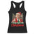 Christmas Trump 2024 Racerback Tank Top Ill Be Home For Xmas Red Festive Wave TS02 Black Print Your Wear