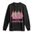 Pink Christmas Tree Farm Long Sleeve Shirt Merry Xmas Ornaments Family Holiday Pajamas TS02 Black Print Your Wear