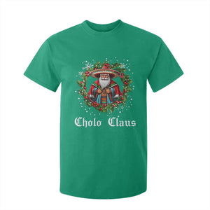 Funny Mexican Santa T Shirt For Kid Cholo Claus Christmas in Mexico TS02 Irish Green Print Your Wear