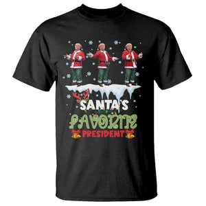 Christmas Trump T Shirt Santa's Favorite President Funny Dancing TS02 Black Print Your Wear