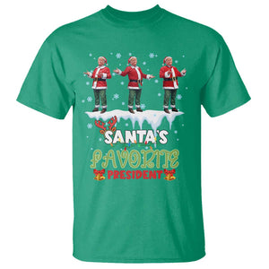 Christmas Trump T Shirt Santa's Favorite President Funny Dancing TS02 Irish Green Print Your Wear