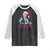 Christmas Trump Raglan Shirt Ill Be Home For Xmas Santa Donald Great Again TS02 Black White Print Your Wear