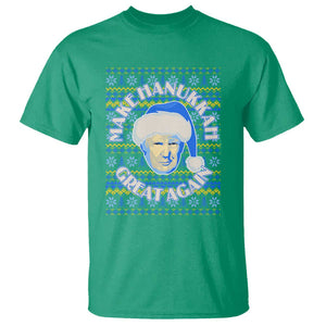 Funny Hanukkah Trump T Shirt Make Hanukkah Great Again Retro Vintage Santa Donald TS02 Irish Green Print Your Wear