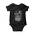 Trump 2024 In Hebrew Baby Onesie Jewish Israel Support American Flag TS02 Black Print Your Wear