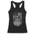 Trump 2024 In Hebrew Racerback Tank Top Jewish Israel Support American Flag TS02 Black Print Your Wear