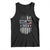 Trump 2024 In Hebrew Tank Top Jewish Israel Support American Flag TS02 Black Print Your Wear