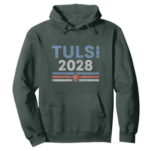 Tulsi Gabbard 2028 Hoodie Support Mrs. President Vintage Retro Grunge TS02 Dark Forest Green Print Your Wear