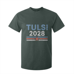 Tulsi Gabbard 2028 T Shirt For Kid Support Mrs. President Vintage Retro Grunge TS02 Dark Forest Green Print Your Wear