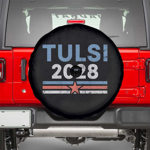 Tulsi Gabbard 2028 Spare Tire Cover Support Mrs. President Vintage Retro Grunge TS02 Black Print Your Wear