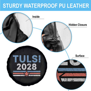 Tulsi Gabbard 2028 Spare Tire Cover Support Mrs. President Vintage Retro Grunge TS02 Print Your Wear