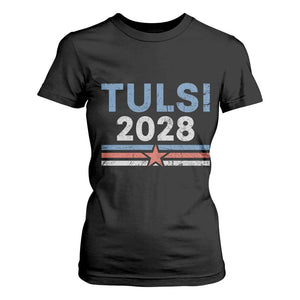 Tulsi Gabbard 2028 T Shirt For Women Support Mrs. President Vintage Retro Grunge TS02 Black Print Your Wear