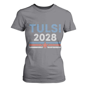 Tulsi Gabbard 2028 T Shirt For Women Support Mrs. President Vintage Retro Grunge TS02 Charcoal Print Your Wear