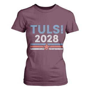 Tulsi Gabbard 2028 T Shirt For Women Support Mrs. President Vintage Retro Grunge TS02 Maroon Print Your Wear