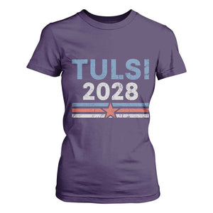 Tulsi Gabbard 2028 T Shirt For Women Support Mrs. President Vintage Retro Grunge TS02 Purple Print Your Wear