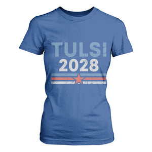 Tulsi Gabbard 2028 T Shirt For Women Support Mrs. President Vintage Retro Grunge TS02 Royal Blue Print Your Wear