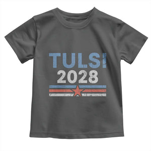 Tulsi Gabbard 2028 Toddler T Shirt Support Mrs. President Vintage Retro Grunge TS02 Dark Heather Print Your Wear