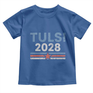 Tulsi Gabbard 2028 Toddler T Shirt Support Mrs. President Vintage Retro Grunge TS02 Royal Blue Print Your Wear