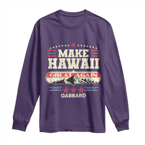 Tulsi Gabbard 2028 Long Sleeve Shirt Make Hawaii Great Again TS02 Purple Print Your Wear