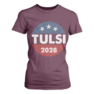 Tulsi Gabbard 2028 T Shirt For Women For President TS02 Maroon Print Your Wear