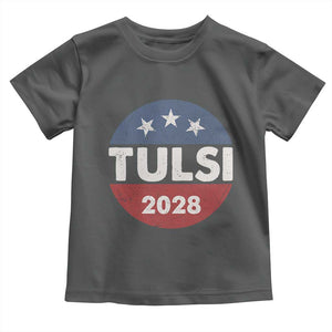 Tulsi Gabbard 2028 Toddler T Shirt For President TS02 Dark Heather Print Your Wear