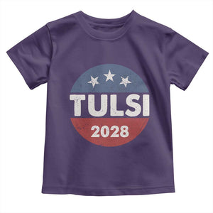 Tulsi Gabbard 2028 Toddler T Shirt For President TS02 Purple Print Your Wear