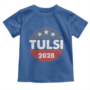 Tulsi Gabbard 2028 Toddler T Shirt For President TS02 Royal Blue Print Your Wear