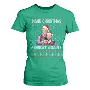 Christmas Trump Vance T Shirt For Women Make Xmas Great Again Funny Republicans Ugly Sweater TS02 Irish Green Print Your Wear