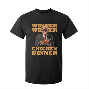 Trump Won 2024 Winner T Shirt For Kid Funny Winner Chicken Dinner TS02 Black Print Your Wear