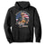 Trump Won 2024 Winner Hoodie Funny Winner Chicken Dinner American Flag TS02 Black Print Your Wear