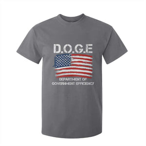 Trump Elon 2024 T Shirt For Kid D.O.G.E Department Of Government Efficiency DOGE TS02 Charcoal Print Your Wear