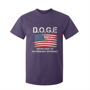 Trump Elon 2024 T Shirt For Kid D.O.G.E Department Of Government Efficiency DOGE TS02 Purple Print Your Wear